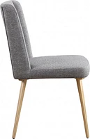 Eleanor Fabric Dining Chair - Grey Fabric