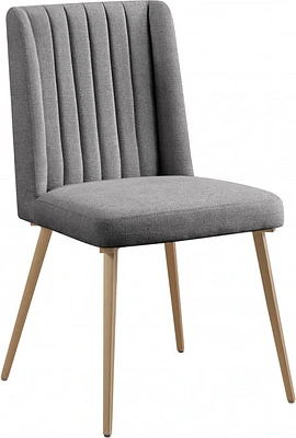 Eleanor Fabric Dining Chair - Grey Fabric