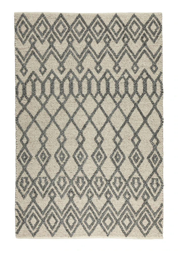 FINTONA HAND WOVEN RUG BEIGE