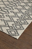 FINTONA HAND WOVEN RUG BEIGE