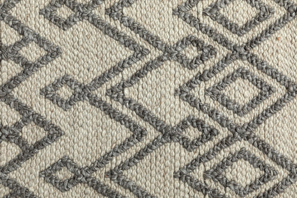 FINTONA HAND WOVEN RUG BEIGE