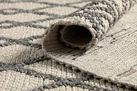 FINTONA HAND WOVEN RUG BEIGE