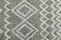 FINTONA HAND WOVEN RUG RAVEN. FOG