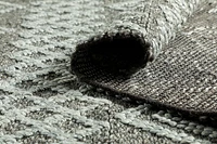 FINTONA HAND WOVEN RUG RAVEN. FOG