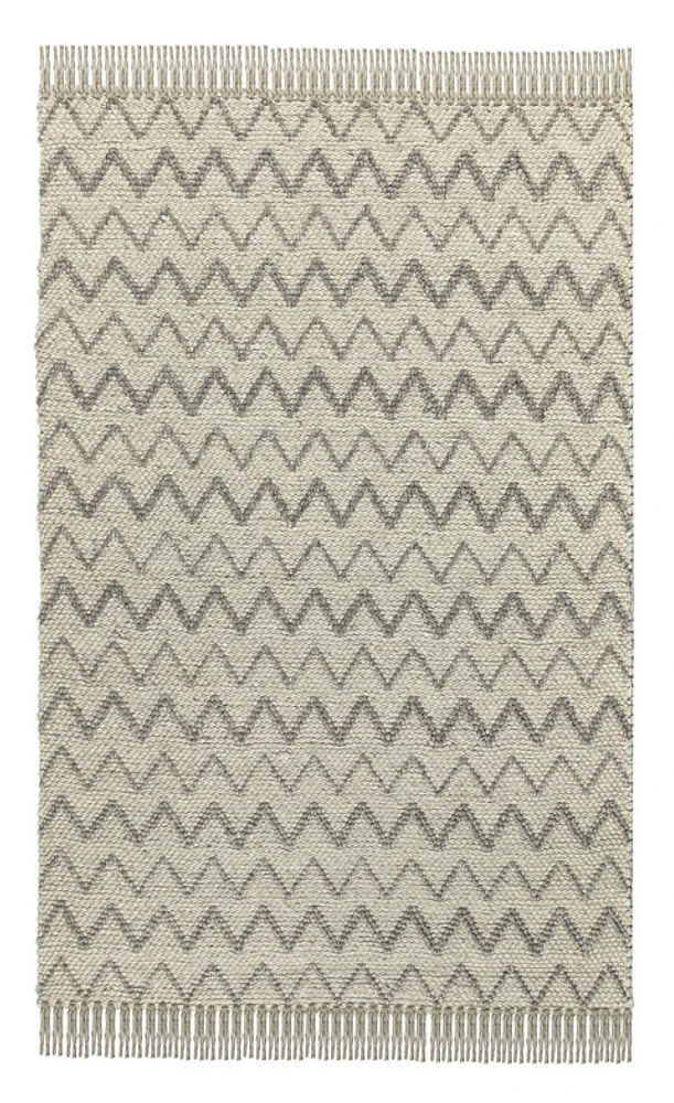 FINTONA HAND WOVEN RUG MARLED/MOCHA