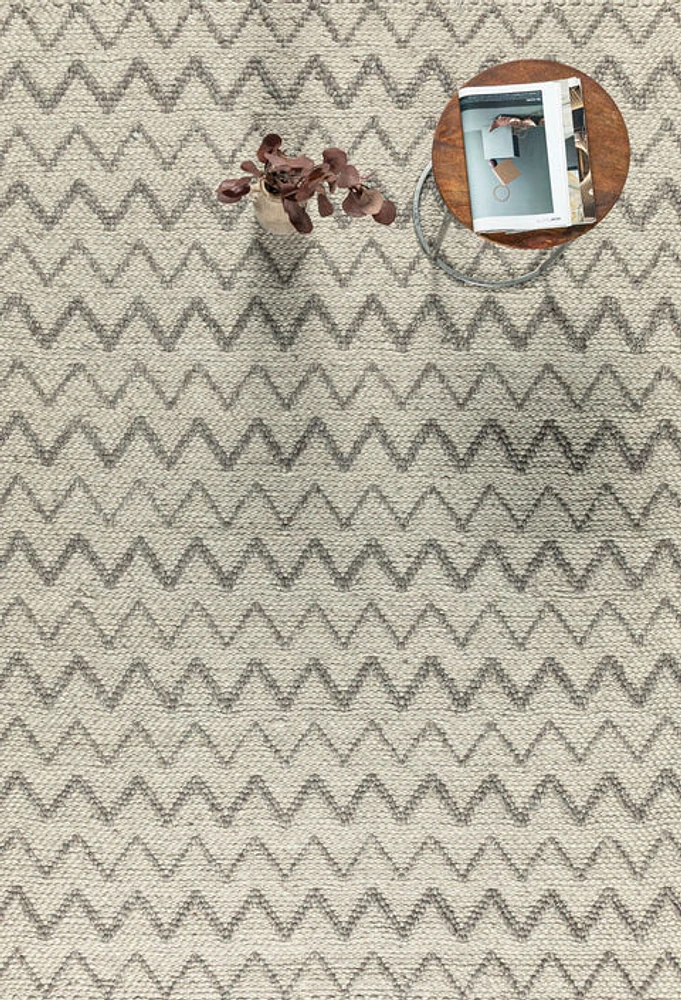 FINTONA HAND WOVEN RUG MARLED/MOCHA