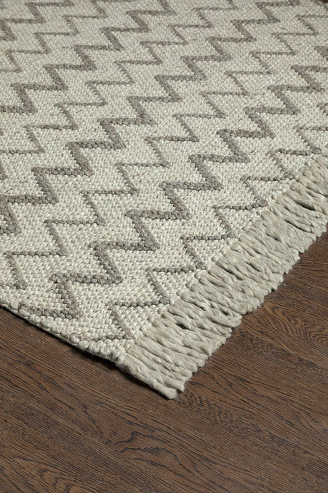 FINTONA HAND WOVEN RUG MARLED/MOCHA