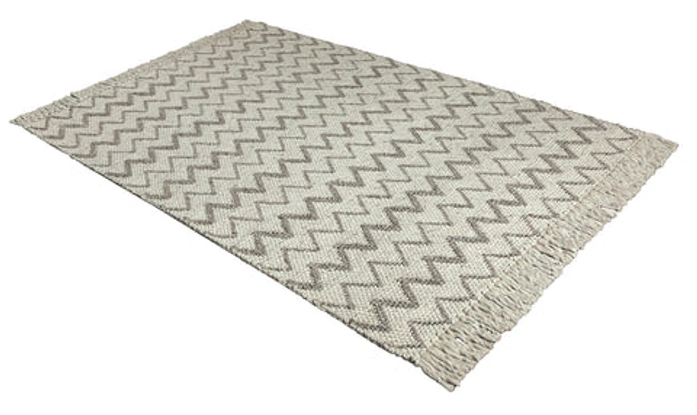 FINTONA HAND WOVEN RUG MARLED/MOCHA