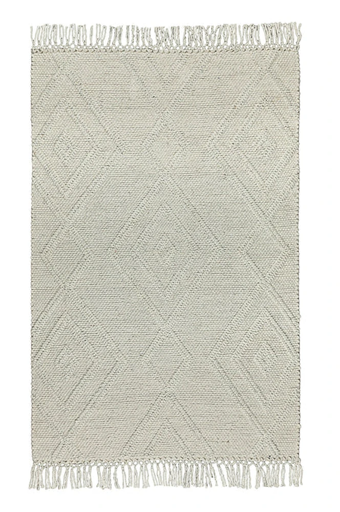 FINTONA HAND WOVEN RUG IVORY