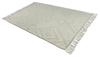 FINTONA HAND WOVEN RUG IVORY