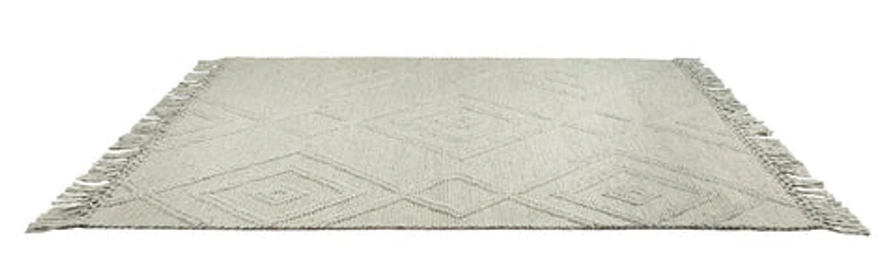 FINTONA HAND WOVEN RUG IVORY