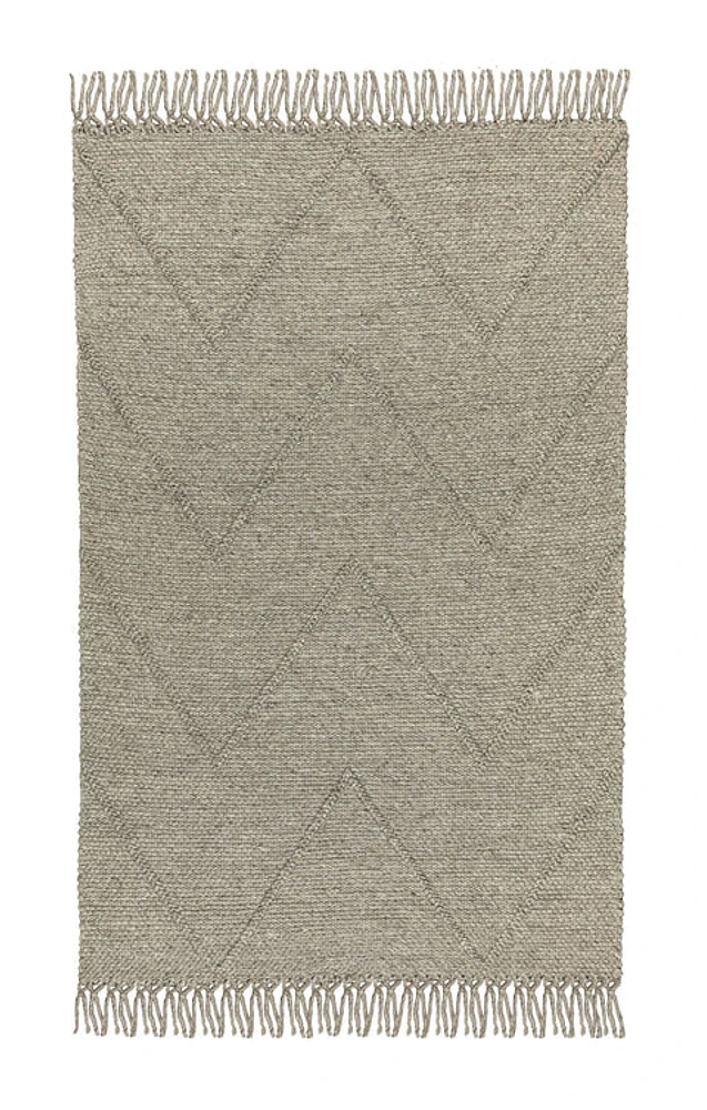 FINTONA HAND WOVEN RUG MOCHA