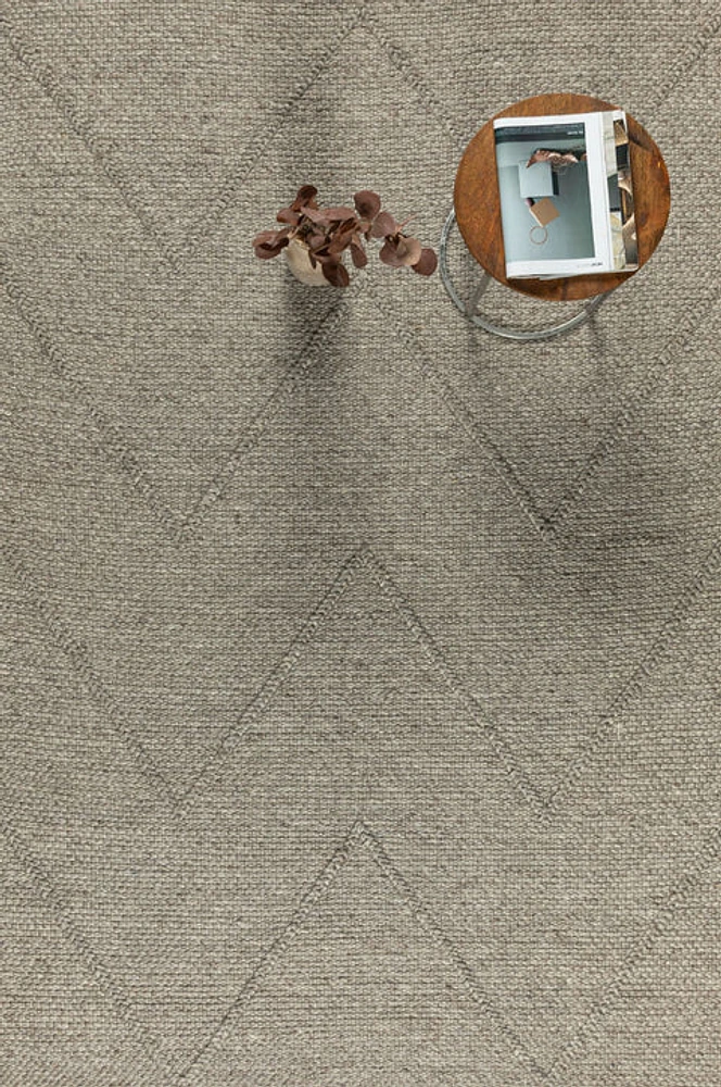 FINTONA HAND WOVEN RUG MOCHA