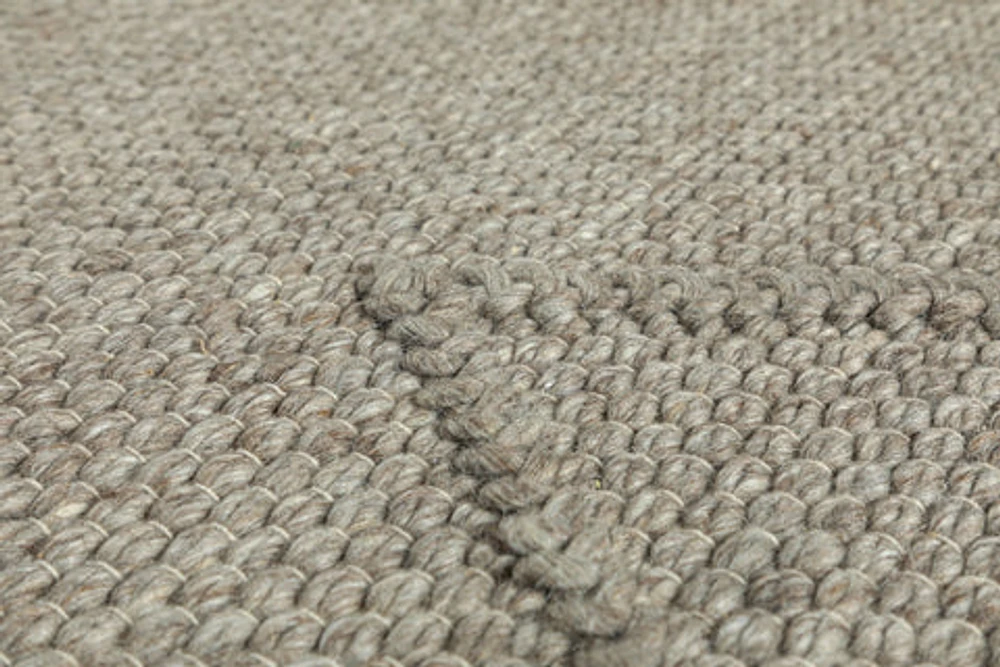 FINTONA HAND WOVEN RUG MOCHA