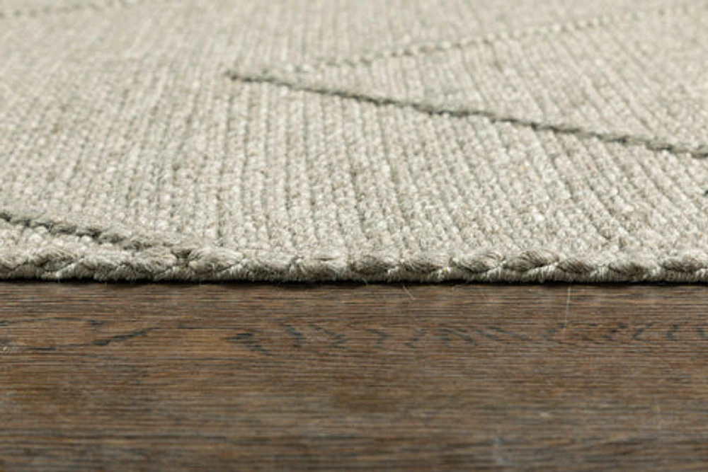 FINTONA HAND WOVEN RUG MOCHA
