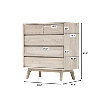 Gia 5 Drawer Chest