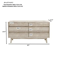 Gia 6 Drawer Dresser