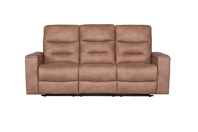 Roche Power Recliner Sofa - Steam Brown