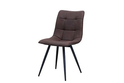 RHODES DINING CHAIR - NAVY BROWN