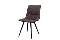 RHODES DINING CHAIR - NAVY BROWN