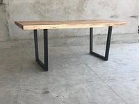 DESHAL 71" LIVE EDGE DINING TABLE Floor Model