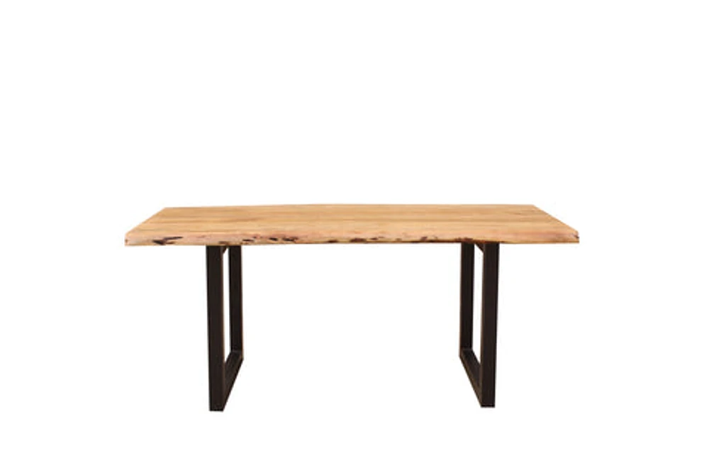 DESHAL 71" LIVE EDGE DINING TABLE Floor Model