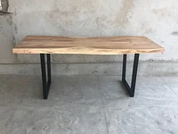 DESHAL 71" LIVE EDGE DINING TABLE Floor Model