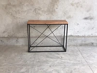 INNES SOLID WOOD IRON CONSOLE