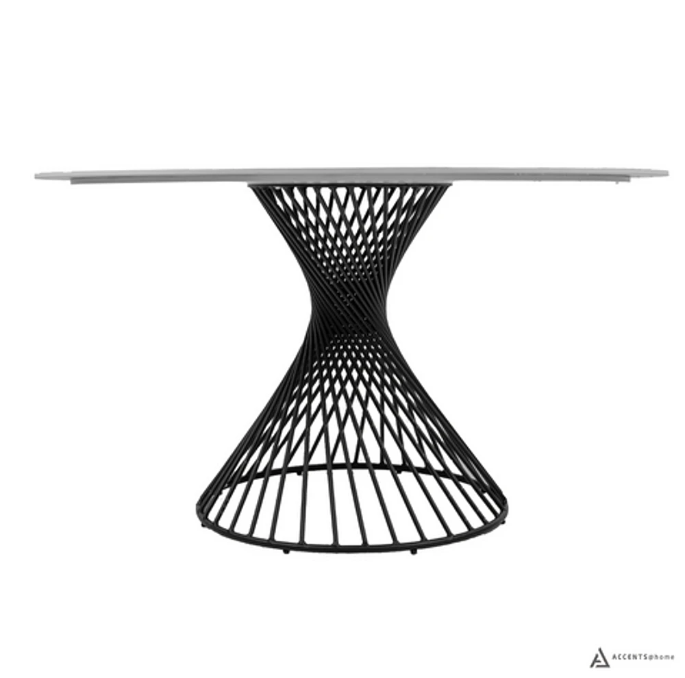 Josie 53” Round Sinterered Stone Dining Table