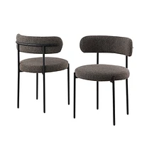 Ronda Dining Chair Boucle Fabric