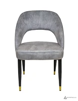 Lorena Mid Century Velvet Dining Chair