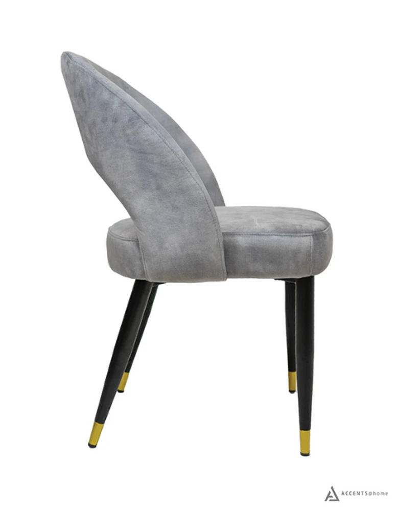 Lorena Mid Century Velvet Dining Chair