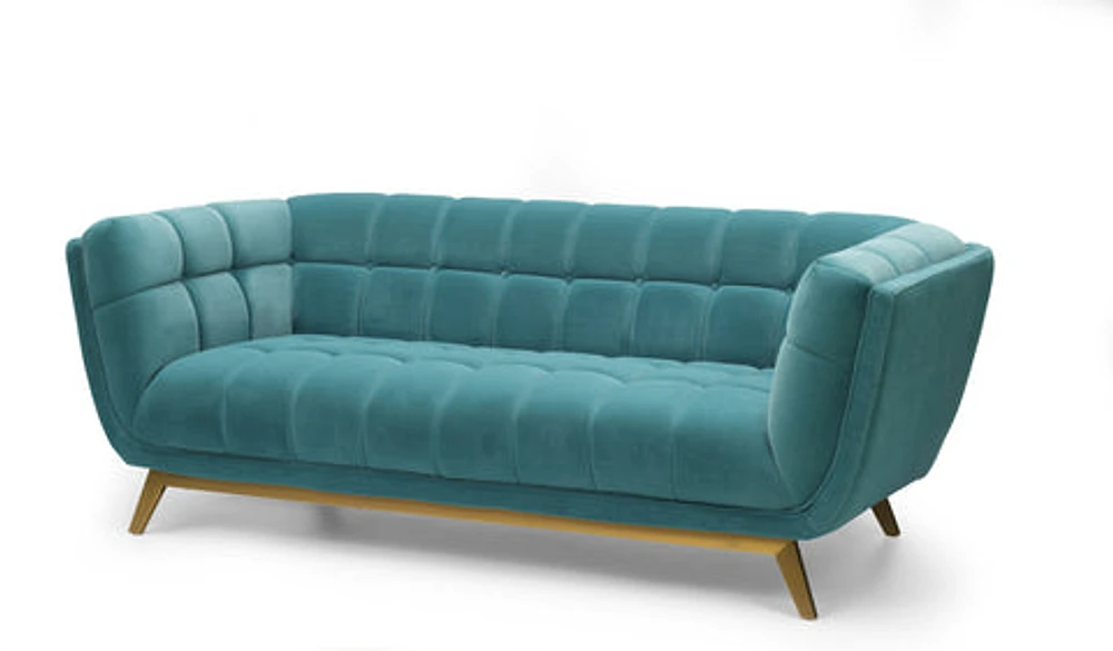 Yaletown Mid Century Tufted Velvet Sofa