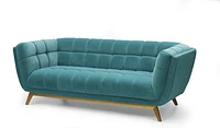 Yaletown Mid Century Tufted Velvet Sofa