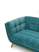 Yaletown Mid Century Tufted Velvet Sofa