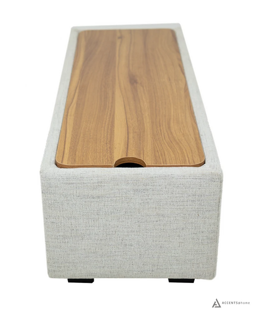 Marliss Console with Storage-Oatmeal