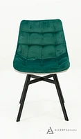 Miller Dining Chair - Green/Grey