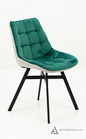 Miller Dining Chair - Green/Grey