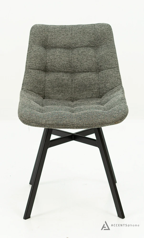 Miller Dining Chair - Grey Fabric