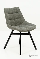 Miller Dining Chair - Grey Fabric