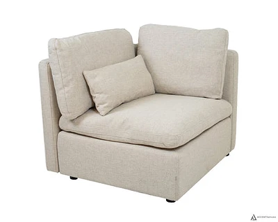 Morgan Modular Sectional Corner - Cream