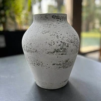 AMPHORA MEDIUM VASE - ANTIQUE WHITE