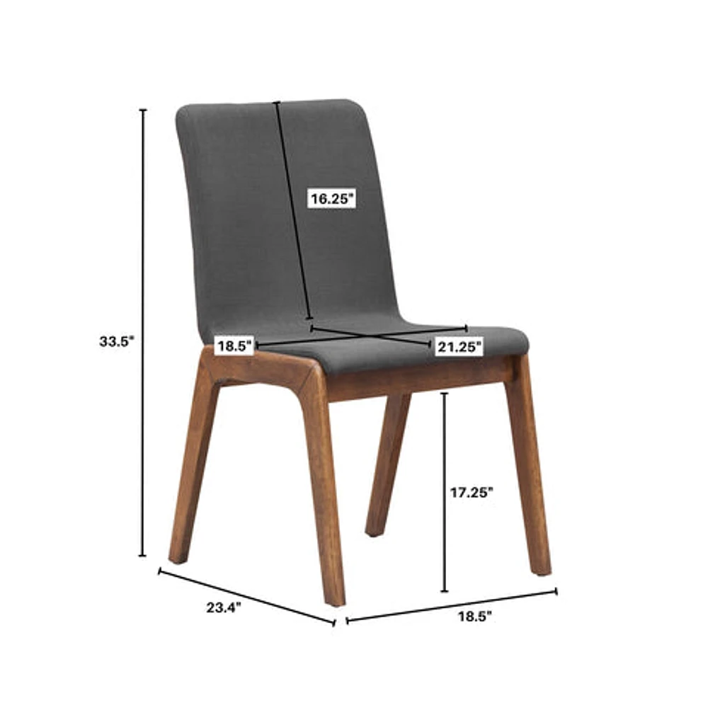 Remix Dining Chair - Grey fabric