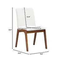 Remix Dining Chair - Cream fabric