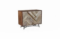 RENNES SOLID WOOD 2 DOOR SIDEBOARD