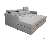 Renato Sleeper Sectional - Left Chaise - Grey