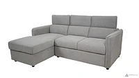 Renato Sleeper Sectional - Left Chaise - Grey