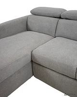 Renato Sleeper Sectional - Left Chaise - Grey