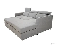 Renato Sleeper Sectional - Right Chaise - Grey