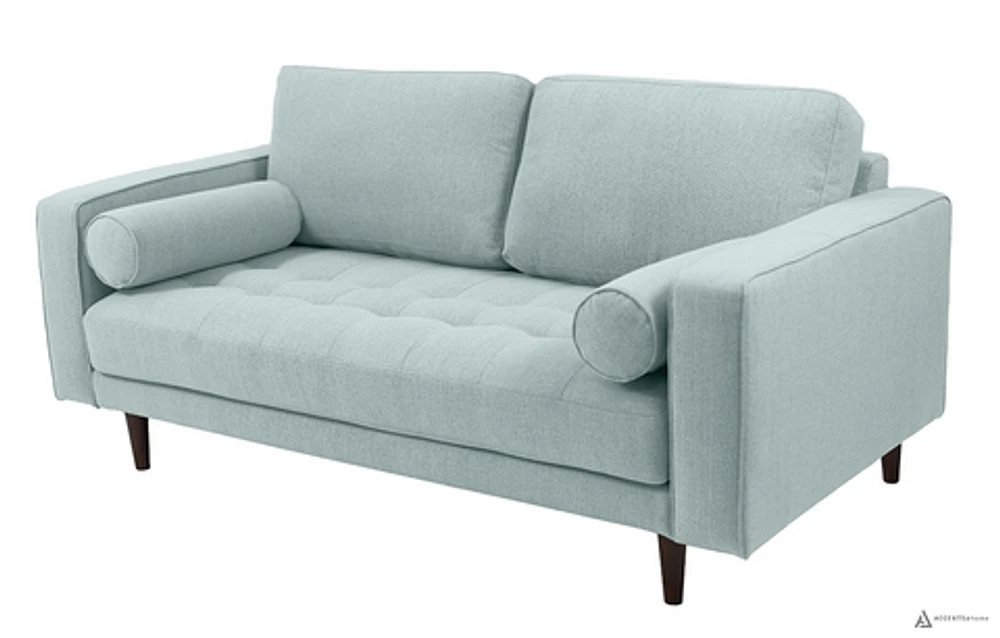 Robbie Fabric Loveseat - Light Sage